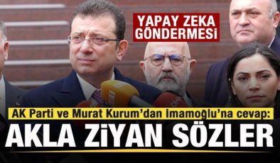 AK Parti ve Murat Kurum’dan İmamoğlu’na cevap: Akla ziyan sözler!