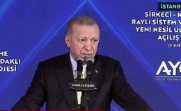 Sirkeci-Kazlıçeşme hattı açıldı! Başkan Erdoğan: İstanbul’un son 5 yılı boşa geçti