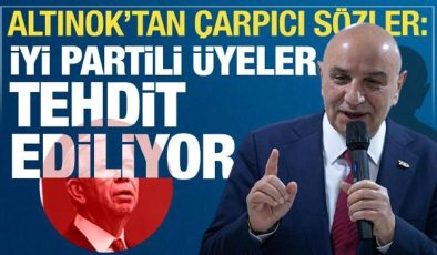 AK Parti adayı Turgut Altınok: İYİ Partili üyelere tehditler var