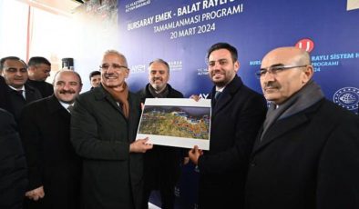 Bursa’da raylı sistem hattı genişliyor