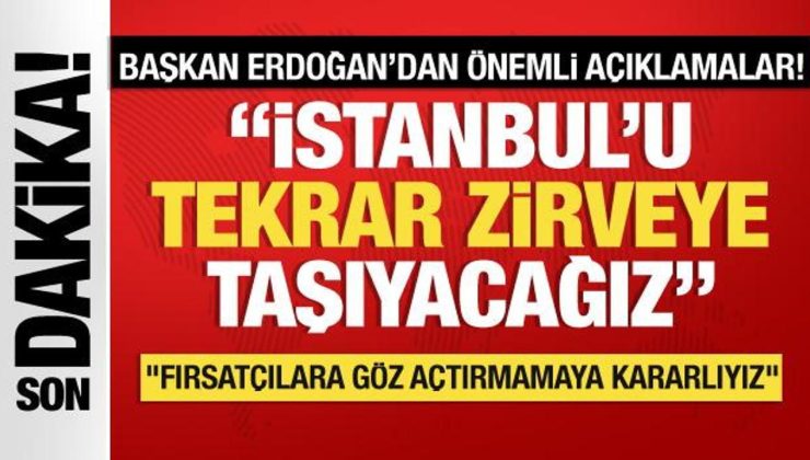 Cumhurbaşkanı Erdoğan: “5 yıllık fetret devrine son vereceğiz”