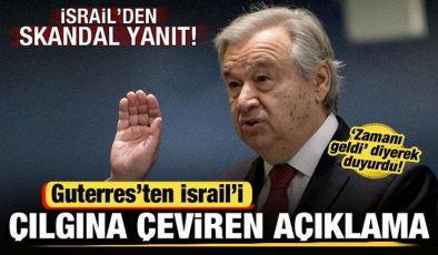 Guterres zamanı geldi diyerek duyurdu! İsrail çılgına döndü: BM, Hamas’ın terör kolu