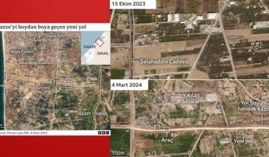İsrail, Gazze’yi ikiye bölen yolun inşasını tamamladı