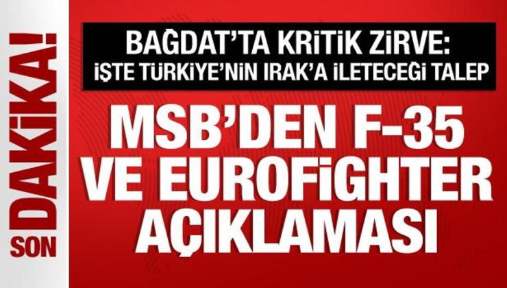 MSB’den F-35 ve Eurofighter açıklaması