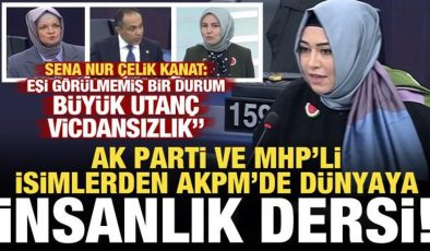 AK Parti ve MHP’li vekillerden AKPM’de dünyaya insanlık dersi