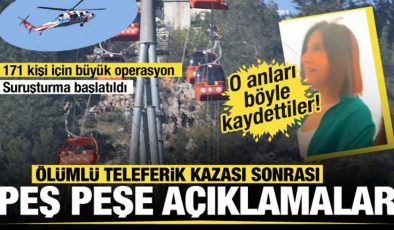 Antalya’da teleferik kazasında son dakika haberi: Soruşturma açıldı, 128 kişi kurtarıldı