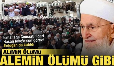 İsmailağa Cemaati lideri Hasan Kılıç son yolculuğuna uğurlandı