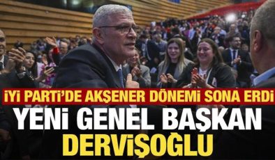 İYİ Parti’de yeni Genel Başkan Müsavat Dervişoğlu oldu