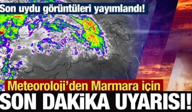 Meteoroloji’den Marmara için gök gürültülü sağanak yağış uyarısı!
