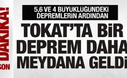 Tokat’ta peş peşe depremler: 4,4 büyüklüğünde bir deprem daha!