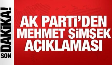 AK Parti’de MYK toplantısı sona erdi: Çelik açıklama yapıyor
