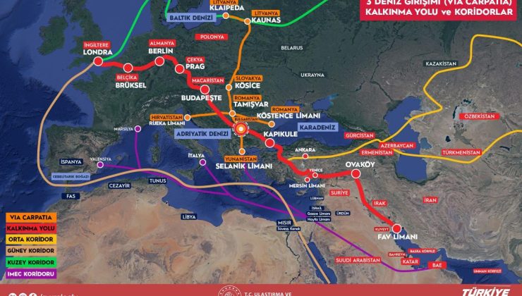 Türkiye’yi ticaretin merkezi yapacak proje: Via Carpatia detayları açıklandı…