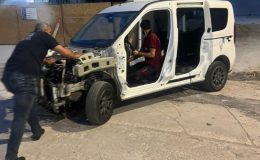 Bayram öncesi kiraladığı aracı Ankara’ya getirip parçalarken suçüstü yakalandı